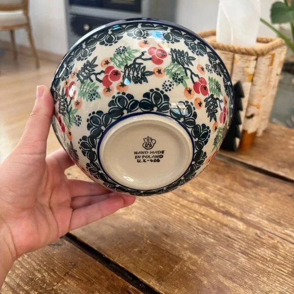 Polish Pottery Boleslawiec Bowl - Picture 3 of 5